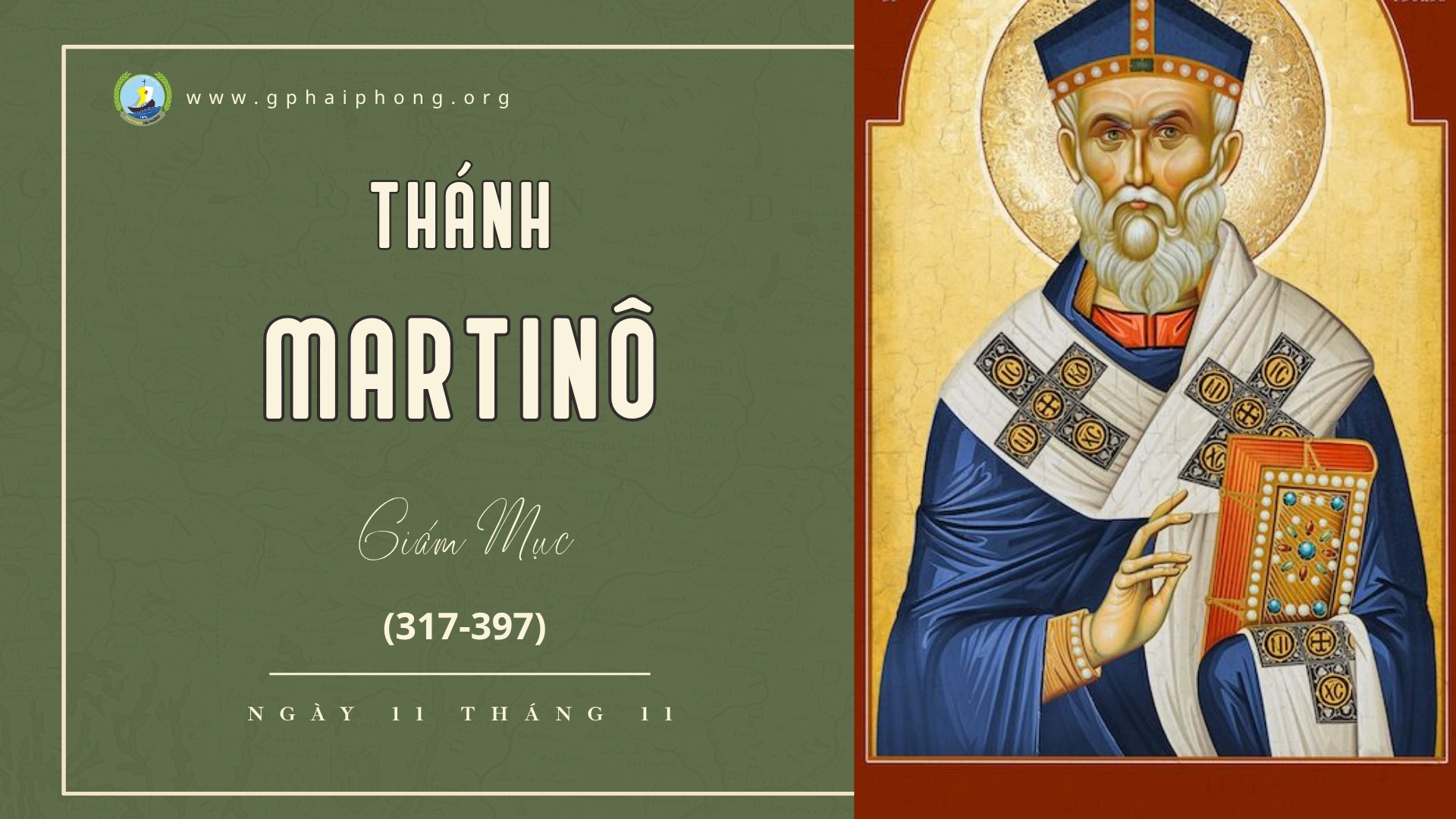 Thánh Martinô, Giám Mục (317-397)